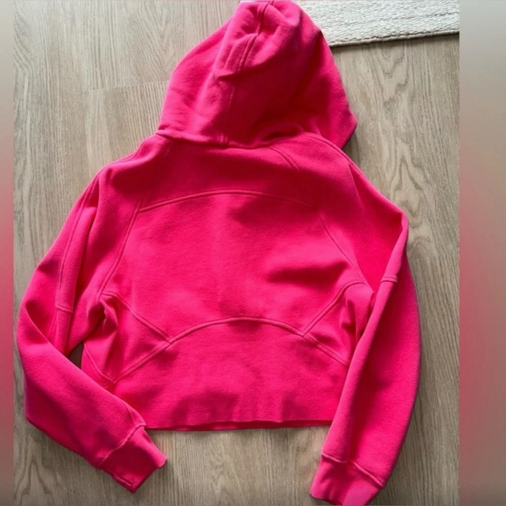 Lululemon Scuba Oversized Half-Zip Hoodie in Lip Gloss Pink Size M/L - Picture 3 of 6
